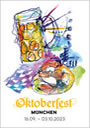 Oktoberfest 2023 - Gewinner Wiesn Plakat - 2. Platz